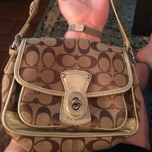 COACH 14282 Signature Penny Flap bag